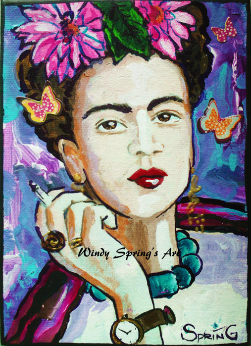 Художница Фриды Кало (Frida Kahlo)24 (507x700, 537Kb)