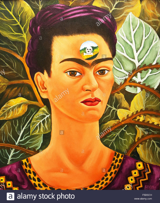Художница Фриды Кало (Frida Kahlo)26 (553x700, 569Kb)