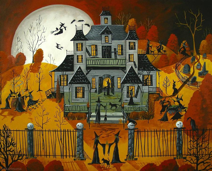 witch-school-a-folkartmama-original-folk-art-debbie-criswell (700x563, 557Kb)