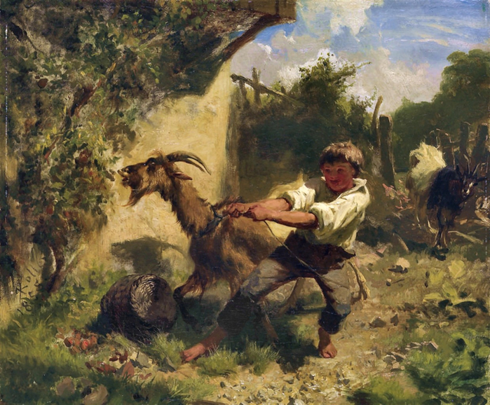 Rudolf-Koller-knabe-mit-ziege-in-landschaft (700x578, 510Kb)