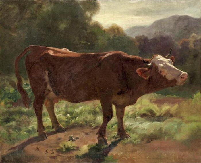 Rudolf-Koller-stehende-kuh-in-landschaft (700x567, 354Kb)