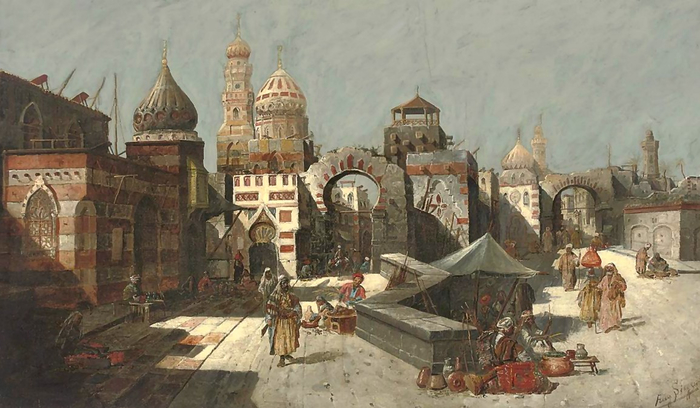 August+von+Siegen+traders+at+the+city+gates (700x408, 287Kb)