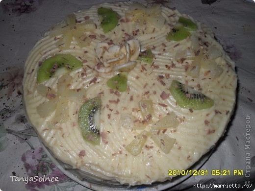 Любимый тортик с консервированными ананасами (5) (520x390, 126Kb)