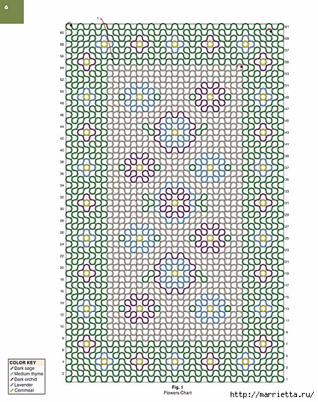 Вязаные крючком коврики на филейной сетке (15) (455x576, 314Kb)