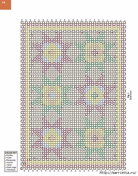Вязаные крючком коврики на филейной сетке (19) (453x576, 332Kb)