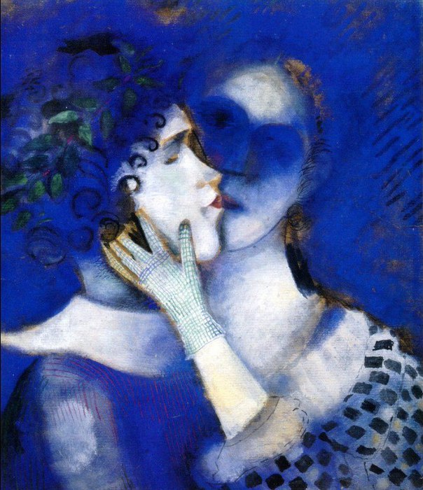 Синие любовники  1914 (604x700, 109Kb)