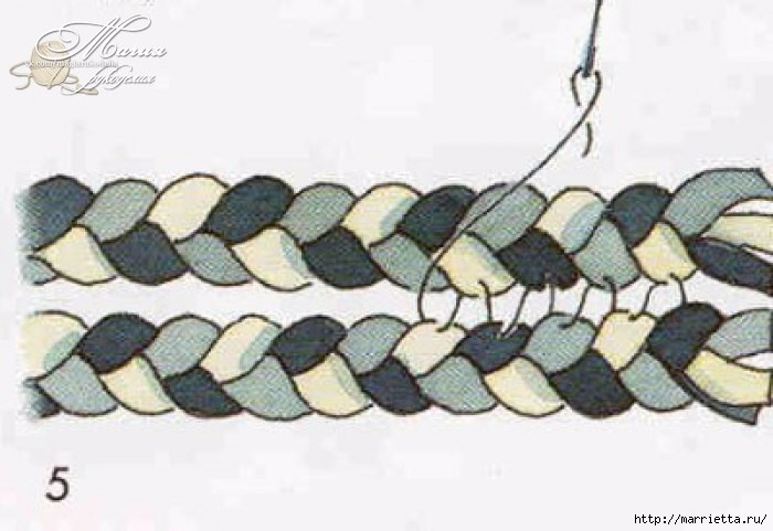 Плетеный шерстяной коврик (1) (700x481, 145Kb)