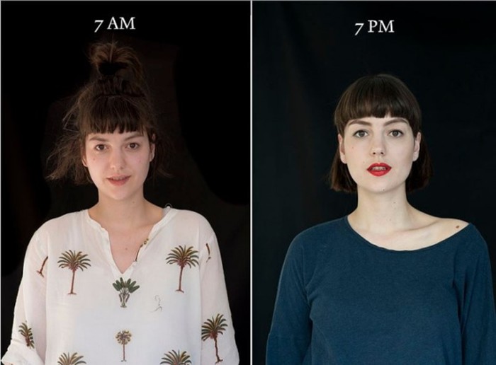 «7 утра - 7 вечера»: как по-разному выглядит человек