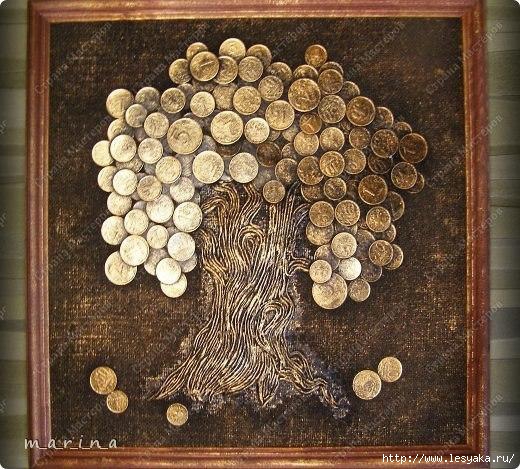 Делаем денежное дерево своими руками