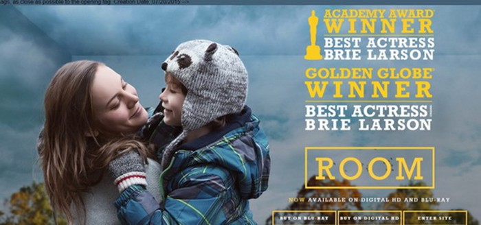 Сайты фильмов, которые были номинированы на Оскар