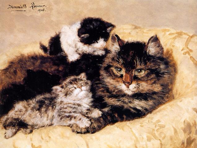 Генриетта Книп (Henriette Ronner-Knip2пп (635x477, 301Kb)