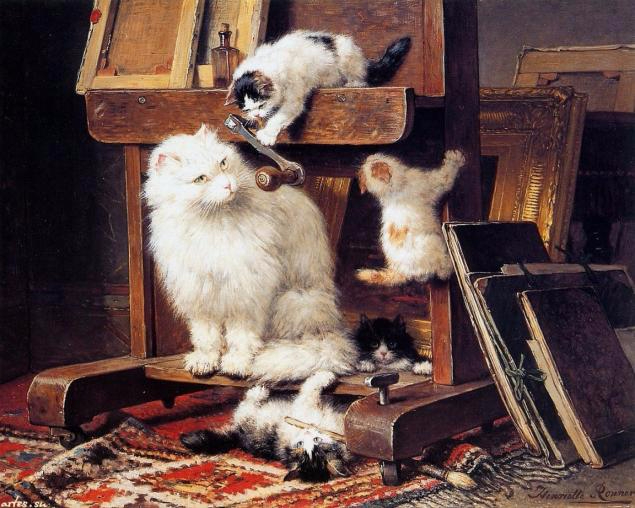 Генриетта Книп (Henriette Ronner-Knip6ыф (635x508, 309Kb)