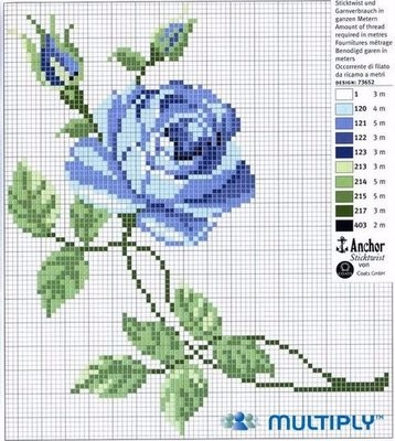 Вышиваем розы на скатерти и салфетках. Схемы (8) (358x400, 163Kb)