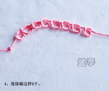 Цветочки из веревки китайскими узлами (7) (360x302, 78Kb)
