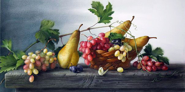 Натюрморт с виноградом, 2005 (604x300, 63Kb)