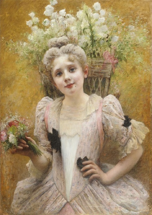 Valentine Cameron Prinsep (1838-1904) The Flower Seller (696x900, 138Kb)