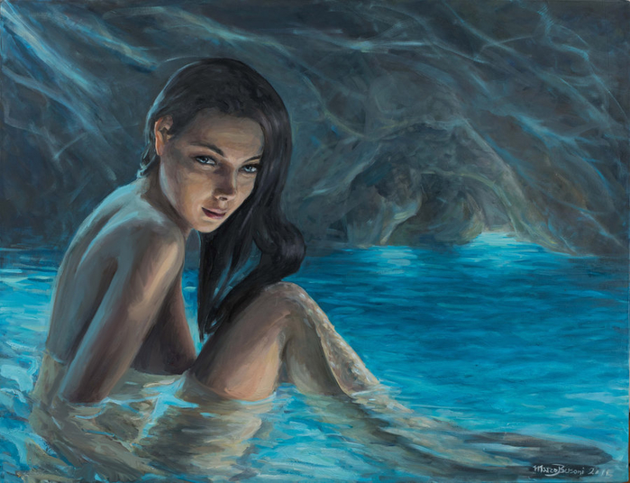 Marco Busoni The mermaid of the blue cave (700x536, 401Kb)