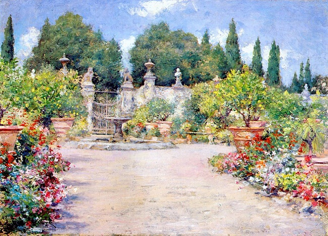 + An Italian Garden, 1909 (650x467, 507Kb)