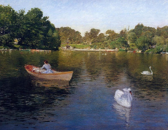 + On the Lake, Central Park, 1890 (640x494, 440Kb)