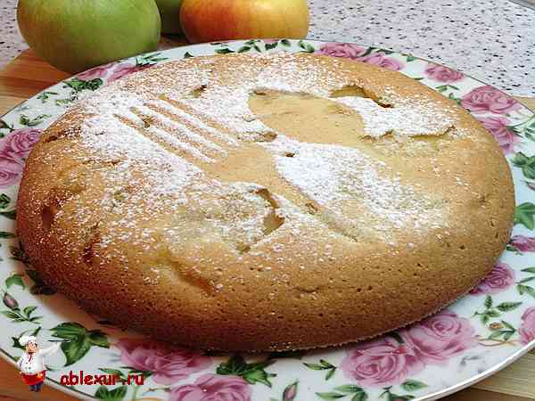 Шарлотка с яблоками без яиц рецепт пошагово Шарлотка с яблоками без яиц рецепт пошагово