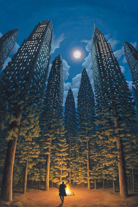 Rob Gonsalves The Arboreal Office (467x700, 454Kb)