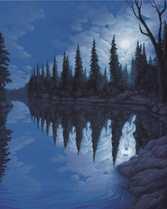 Rob Gonsalves Ladies of the Lake (557x700, 400Kb)