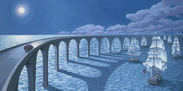 Rob Gonsalves Toward the Horizon (700x350, 251Kb)