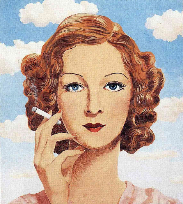 Renè Magritte Georgette Magritte (629x700, 558Kb)