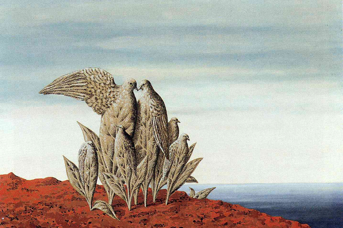 Renè Magritte Island of treasures, 1942 (700x466, 408Kb)