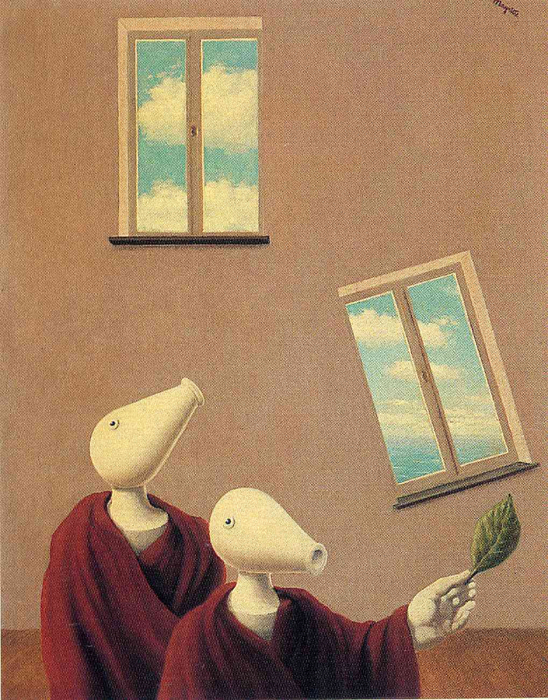 Renè Magritte Natural encounters, 1945 (548x700, 512Kb)