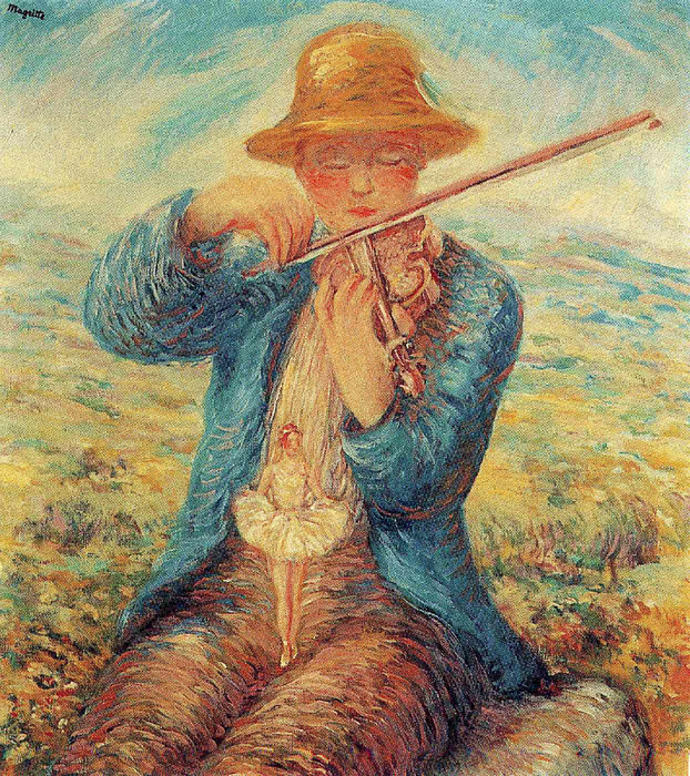 Renè Magritte The first day, 1943 (622x700, 734Kb)
