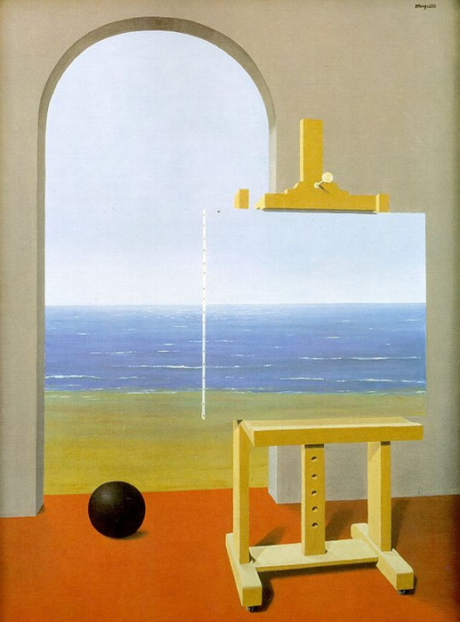 Renè Magritte The human condition, 1935 (517x700, 289Kb)
