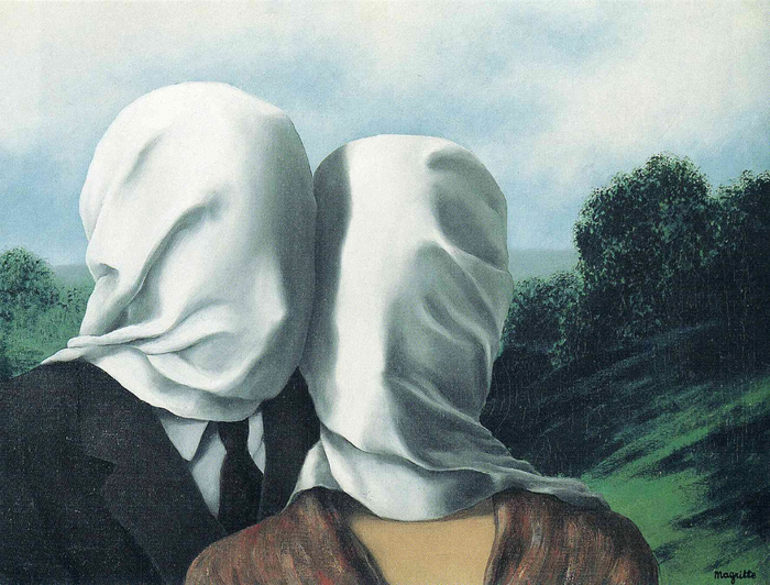 Renè Magritte The Lovers, 1928 (700x532, 395Kb)