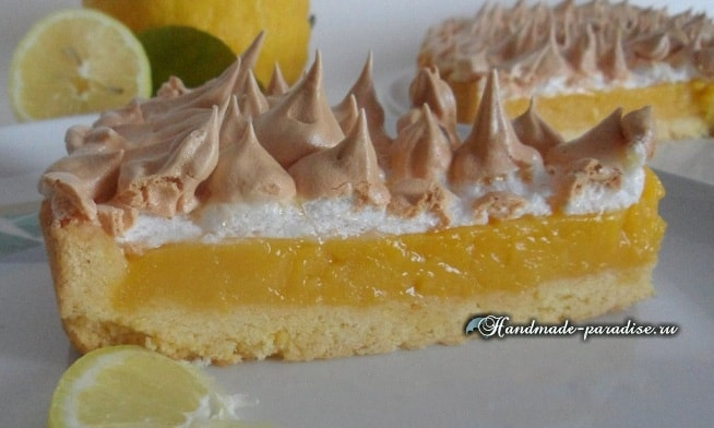 Лимонный пирог с безе рецепт – Французская кухня: Выпечка и десерты. «Еда»