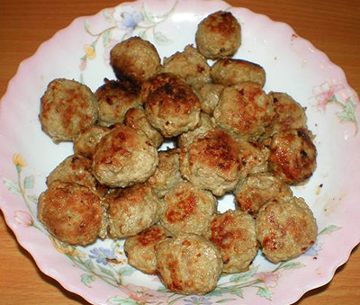 Картофельно-мясная закуска «Золотые шарики»