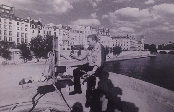 - Robert Ricart peint sur le pont Neuf de Paris (603x389, 104Kb)