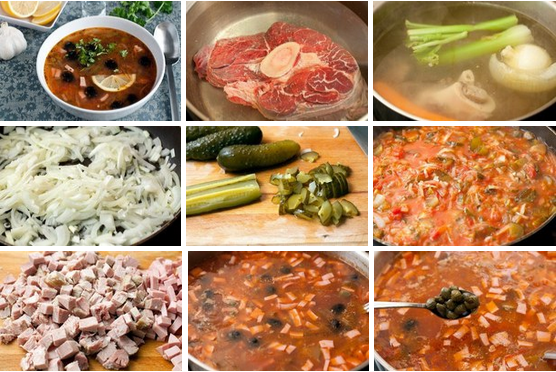 Как приготовить сборную мясную солянку рецепт пошаговый