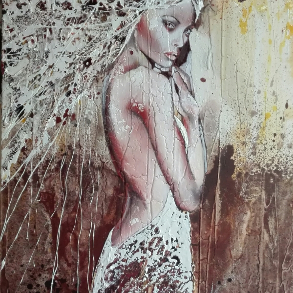 winter lady - oil & cement on canvas - 60x80x4cm-600x600 (600x600, 448Kb)