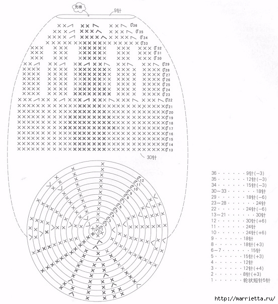 Белочка амигуруми. Схемы вязания крючком (5) (552x604, 205Kb)