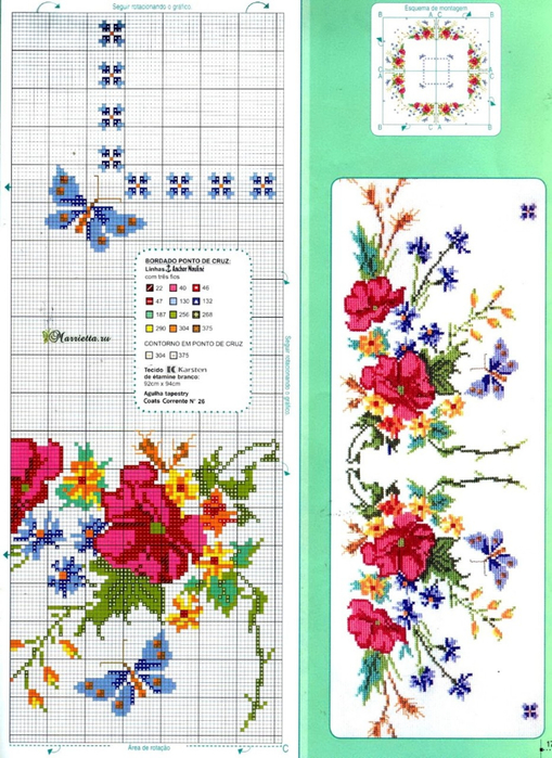 Цветы и бабочки3 (509x700, 435Kb)