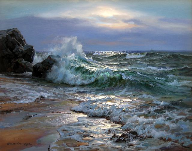 работы американского художника Charles Vickery (1913-1998). (640x501, 67Kb)