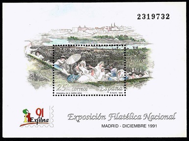 Филэкспо 1991г Гойя pradero del isidro (385x288, 43Kb)