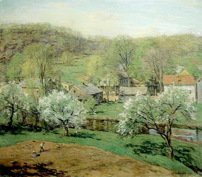 The Village in Late Spring. 1920 (653x574, 613Kb)