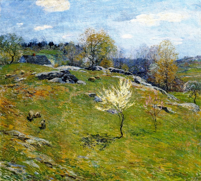 Unfolding Buds. 1909 (651x589, 718Kb)