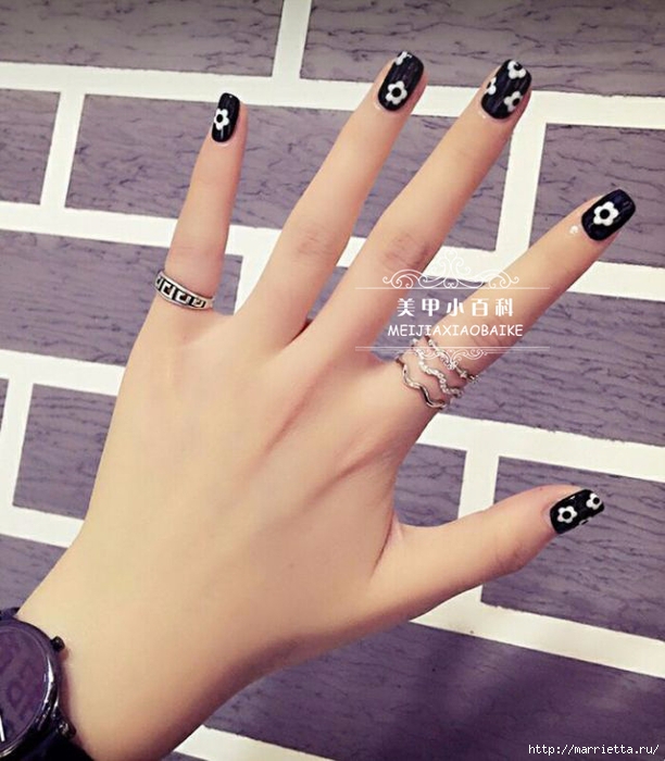 Нейл Арт из Японии. Дизайн ногтей гель лаком 2017 (27) (612x700, 263Kb)