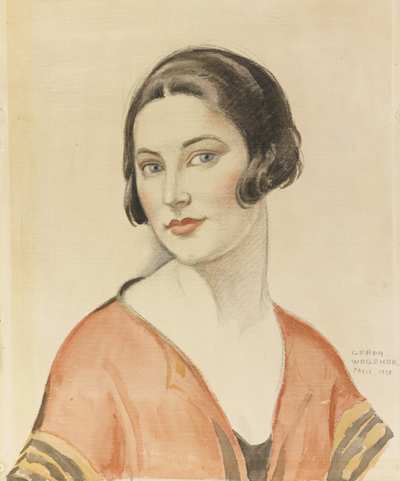 Gerda Wegener Portrait of a Woman, 1928 (581x700, 389Kb)