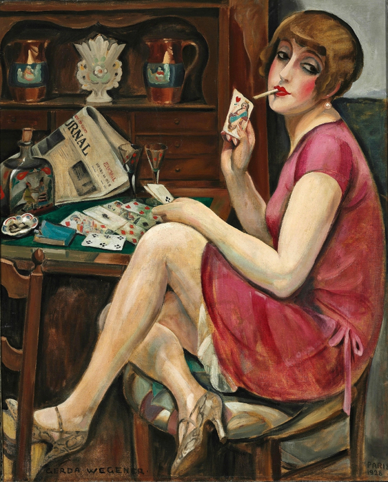 Gerda Wegener Queen of Hearts, 1928 (563x700, 509Kb)