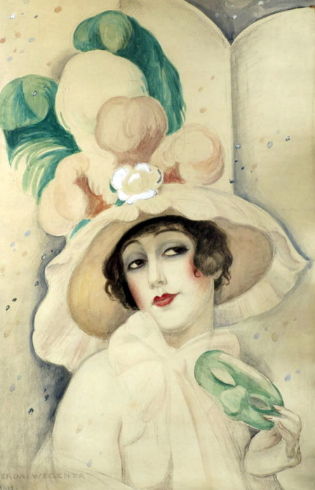 Gerda Wegener Carnival, Lily, Paris, 1928 (449x700, 293Kb)