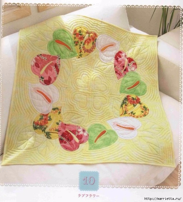 Детское лоскутное одеяло. Японский журнал (19) (596x657, 236Kb)