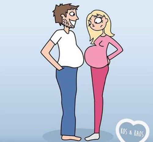 Проблемы беременных женщин в смешных комиксах